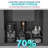 Laundry Sink Drop In - 25" X 22" X 12" Laundry Utility Sink 16 Gauge Stainless Steel Drop In Topmount Gunmetal Black 12 Inch Deep Single Bowl Above Counter Utility Laundry Room Sink Basin