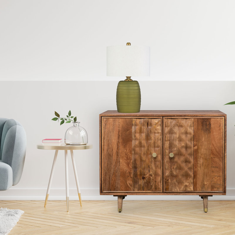 Bayro Solid Wood Accent Cabinet