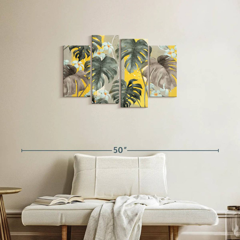 Harnek Monstera Design, 22" H x 36" W