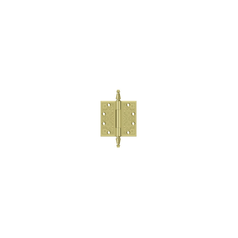 Hinge, Polished Brass