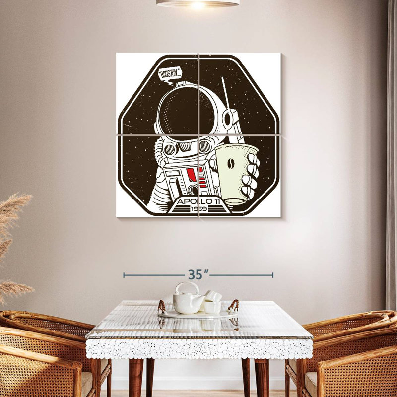 Oberle Apollo 11 1969 Print, 38" H x 38" W