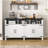 4-Door Sideboard Buffet With Power Outlets And USB Ports, Accent Cabinet With Adjustable Shelves And For Living Room, Dining Room, Entryway-904329655
