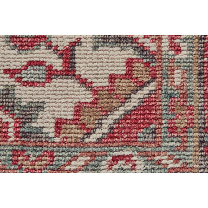 Nyeka Wool Oriental Indoor Rug, Rectangle 2' x 3'