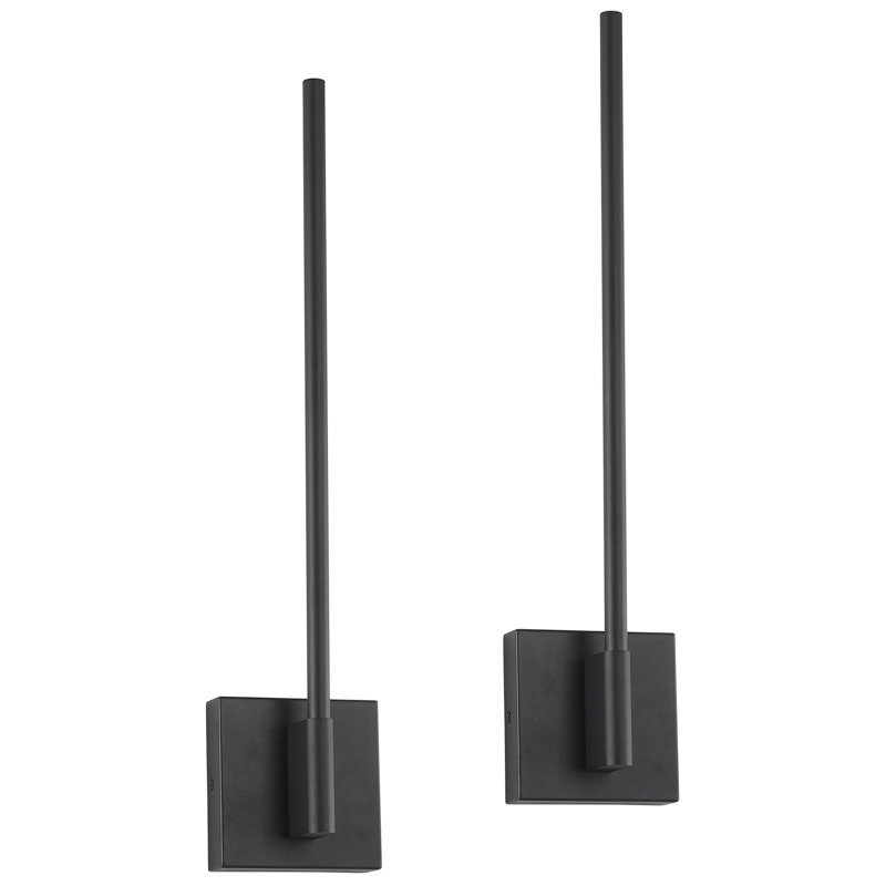 22 inch LED Wall Sconce, Matte Black