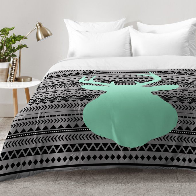 Allyson Johnson Modern & Contemporary Polyester Comforter, Full/Queen Comforter + 2 Standard Shams
