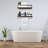 Peyton-Leigh 2 Piece Floating Shelf with Towel Bar-1101504406-1101504407