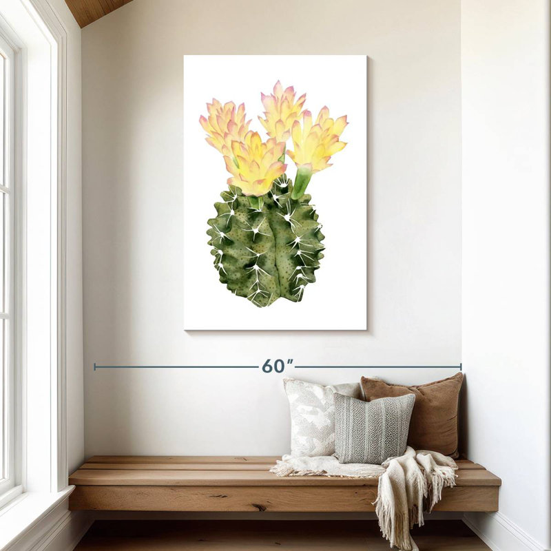 Harnek Dicat Cactus Bloom II, H 45 po x l 30 po