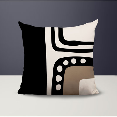 Tobe Minimalist Reversible Indoor/Outdoor Square Pillow