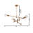 Fowey Modern 6 Light Sputnik Pipe Chandelier-1690582119