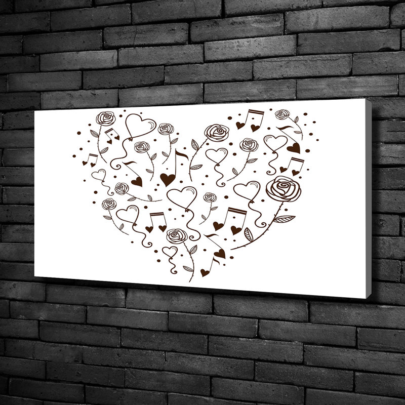 Heart - No Frame Print on Canvas
