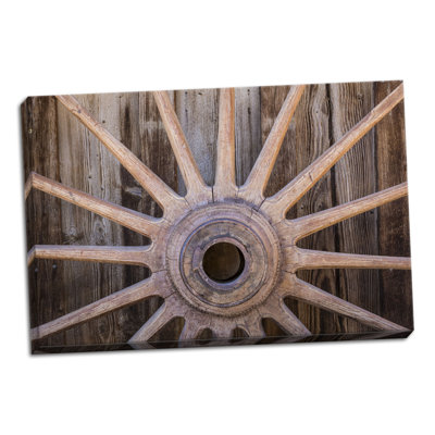 " Wagon Wheel I " by Kathy Mahan