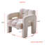 Chaise d'appoint pratique et large rembourrée-1672973470