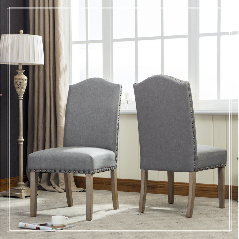 Chaise Parson rembourrée Mod, Gris