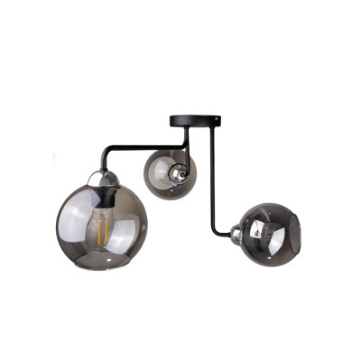 Cottleville Glass Semi Flush Mount