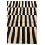 Tapis noir et blanc Jessen