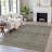Machine Washable Indoor/Outdoor Xhevrie Chocolate Rug-112170956
