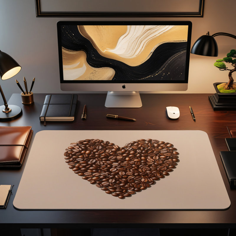 Polyester Desk Pad, 23.6x13.8