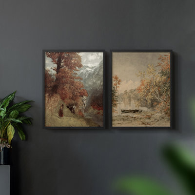 «Vintage Landscape XXIV», 2 pièces