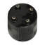 S / 2 DÉCORTEURS TEXTURÉS 6/8 ", NOIR BRILLANT-553975115