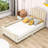 Twin Upholstered Daybed with Headboard-2137436481