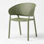PETRA Chair Avocado Green Pack of 2