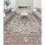 Wool Oriental Area Rug in Beige/Rust