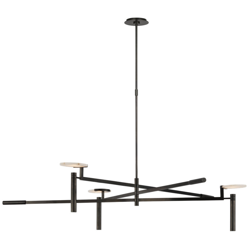 Melange 3 - Light LED Chandelier, Bronze
