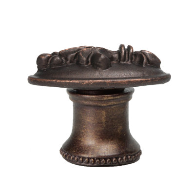 Charleston ovale bouton en platine