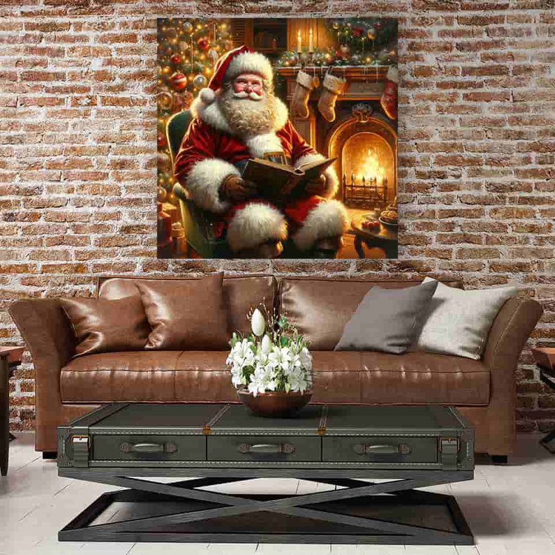 Sur toile, H 40 po x l 40 po x P 1,5 po