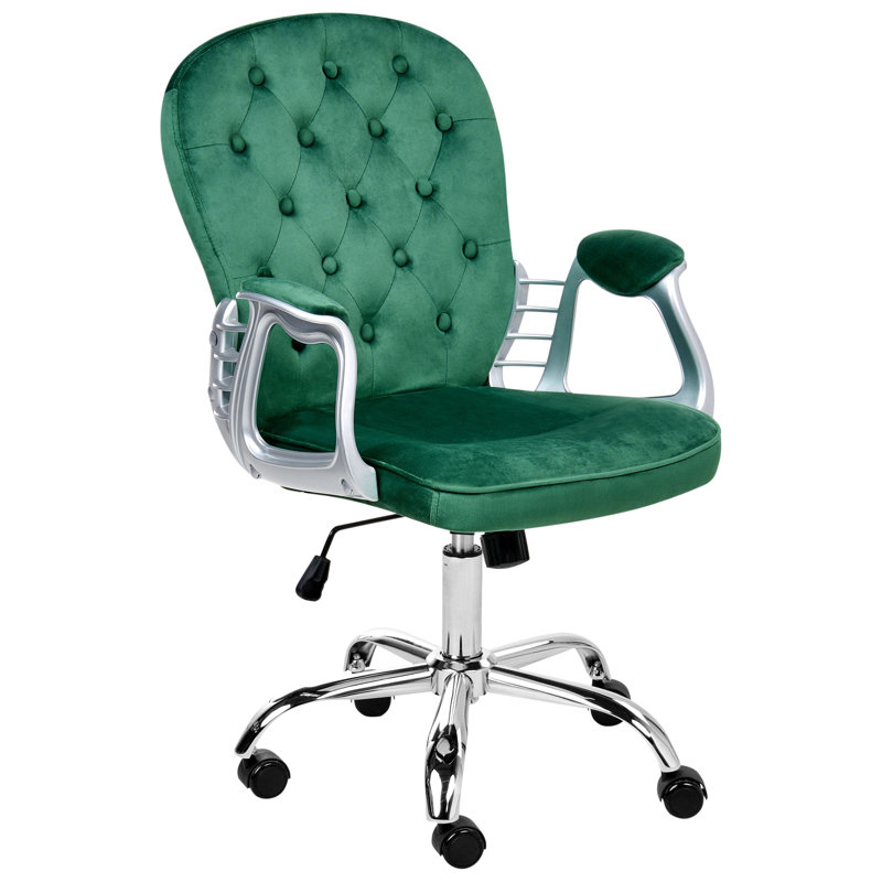 PRINCESS Velvet Office Chair, Green