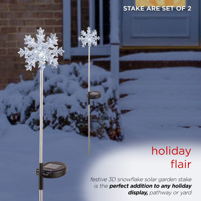 Mercury Row® Snowflake Garden Stake & Reviews | Wayfair
