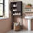 Trijal 69'' H Metal and Wood Over the Toilet Storage-342012887