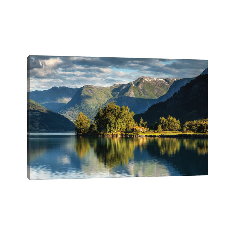Hjelle, Oppstrynsvatnet Lake, Norway by Mikolaj Gospodarek - Wrapped Canvas Print, 66.04 cm H x 45.72 cm W x 3.175 cm D