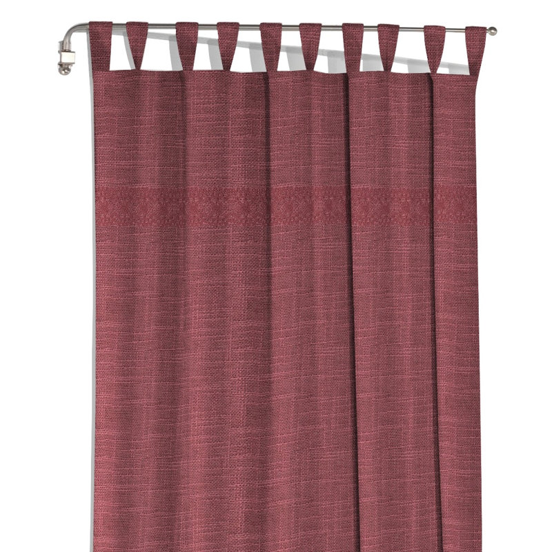 Wiessee Cotton Blend Room Darkening Curtain Single Panel, 150cm Width x 325cm Drop