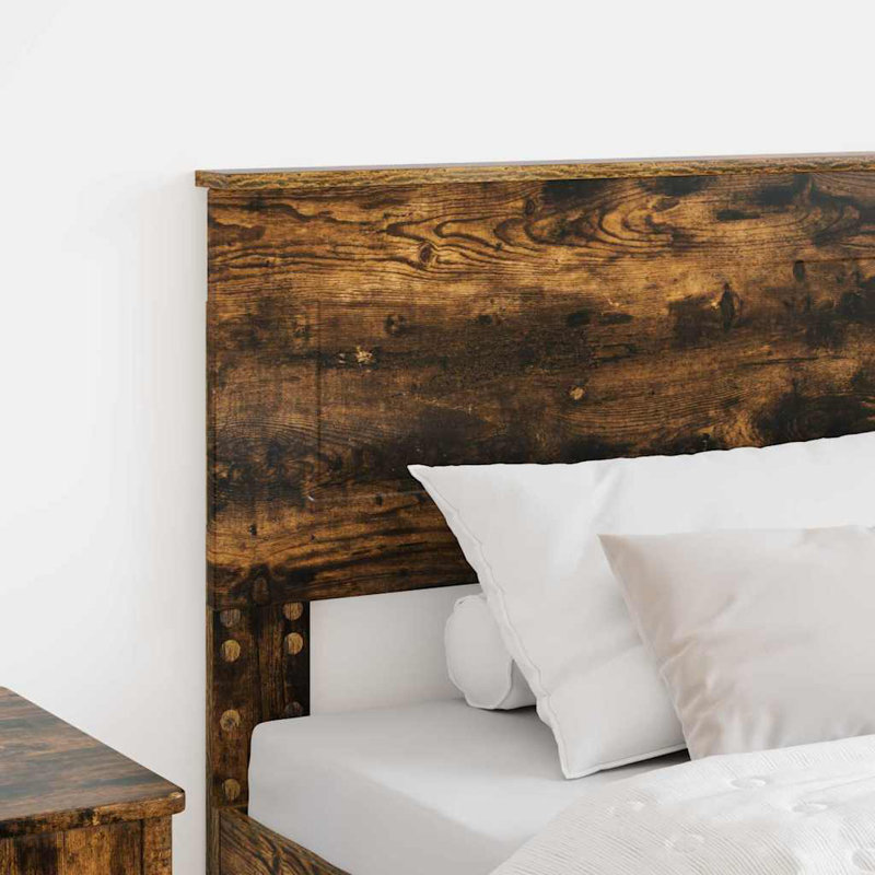 Headboard, UK Single - DE 90 x 190 cm, Smoked Oak