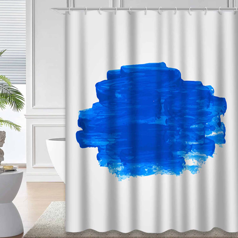 Rideau de douche Spot Blue, L 72 po x l 78 po