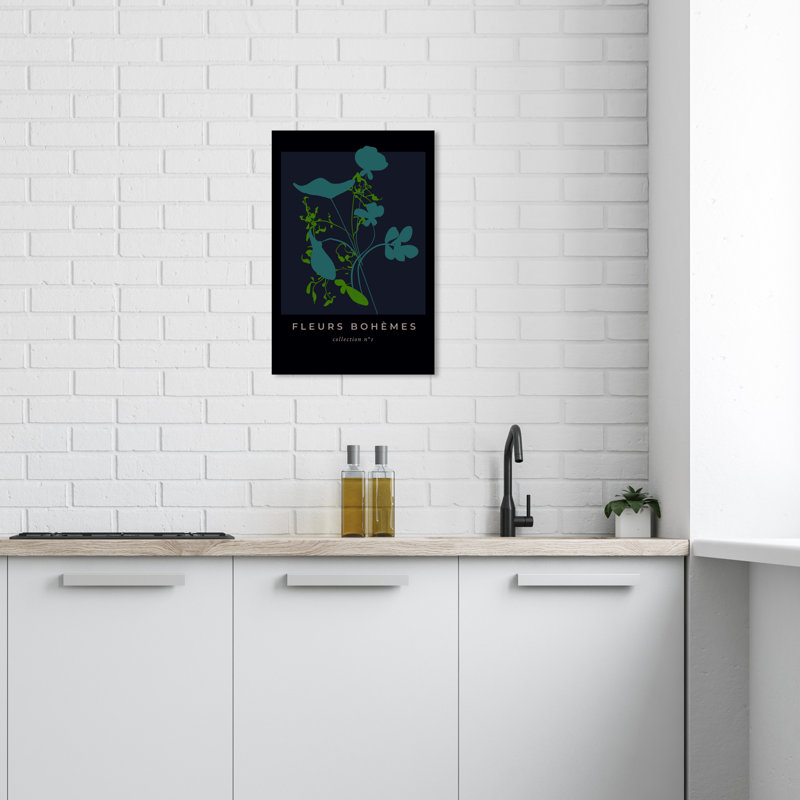 Jancsi, affiche d'exposition de fleurs sur toile, H 24 po x l 16 po x P 0,8 po