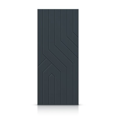 Hollow Paneled Painted without Installation Hardware Kit Slab Door