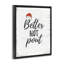 Cadre flottant Festive Better Not Pout, design par Lauren Rader-1638367303-1638367302