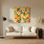 Fruit, abricot brun, art mural en métal-1221388547