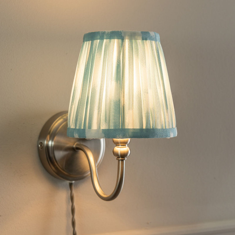 Foshee Plug-in Swing Arm Sconce, No