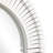 35.9'' H White Arch Rectangular Wall Mirror, Striped Frame Accent Vanity Mirror