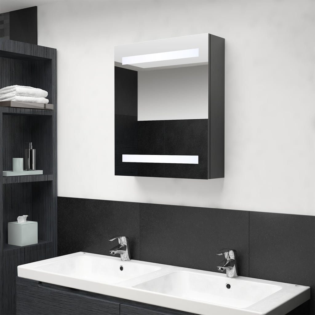 Sigismund 500mm W 600mm H Surface Frameless Medicine Cabinet Mirror 3 Fixed