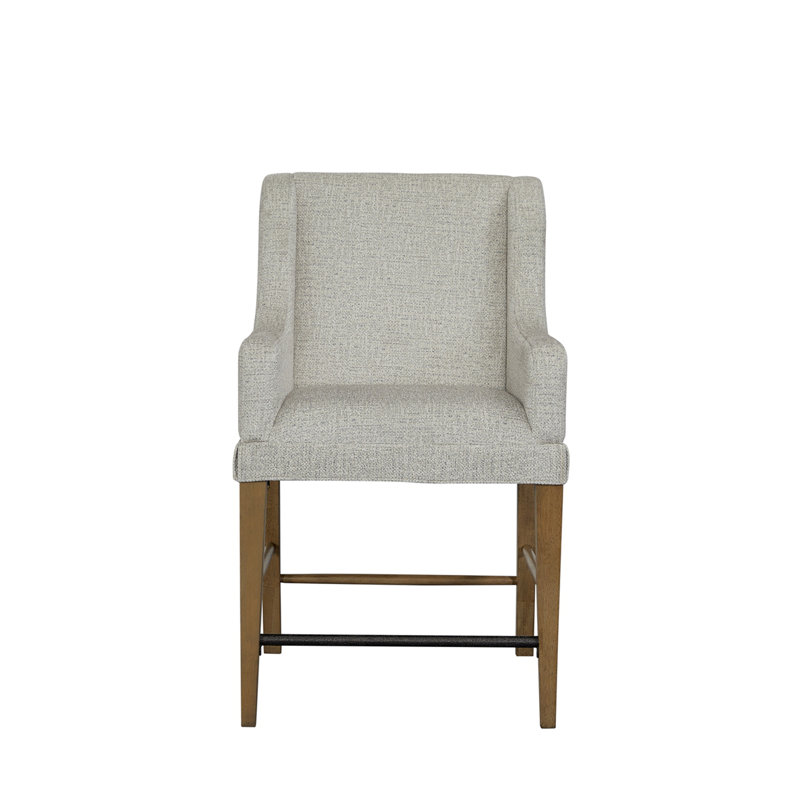 Tabouret de comptoir rembourré (ensemble de 2), Amande