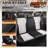 Touring Series Seat Covers Full Set With Airbag Compatible, Reserved Opening Holes For Headrest, Universal For Cars-120899471