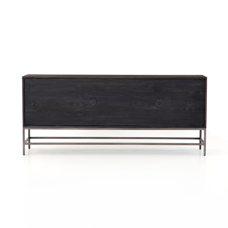 Trey 72'' W Sideboard, Black Wash Poplar
