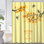 Rideau de douche Autumn Leaves Branches Birds Fall Leaf avec 12 crochets