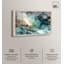 «Veiled Inlet Shadowbox», art mural abstrait par Art Remedy-115128085-115128084