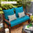 Outdoor 4'' Bench Seat / Back Cushion-503256123