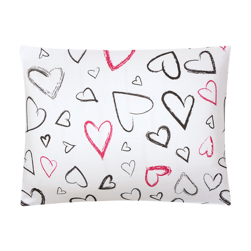 Twin Black and White Reversible Microfiber Kids Comforter Set